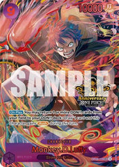 Monkey.D.Luffy - OP09-119 - Secret Rare (Japanese Version 3rd Anniversary Set) - One Piece Promotion Cards