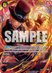 Sabo - OP07-118 - Secret Rare (Japanese Version 3rd Anniversary Set) - One Piece Promotion Cards