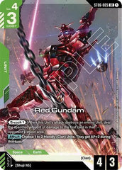 Red Gundam (Premium Card Collection Gundam Assemble) - ST06-005 - LEGEND RARE - Gundam Promotional Cards