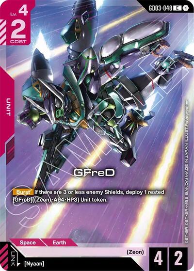 GFreD (Premium Card Collection Gundam Assemble) - GD03-048 - COMMON - Gundam Promotional Cards