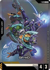 GFreD (T-020) Token (Premium Card Collection Gundam Assemble) - T-020 - COMMON - Gundam Promotional Cards