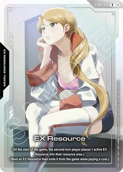 EX Resource (EXRP-006) (Premium Card Collection Gundam Assemble - PC01A) - EXRP-006 - PROMO - Promotional EX Resource Tokens