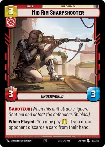 Mid Rim Sharpshooter - 193/264 - Uncommon - A Lawless Time