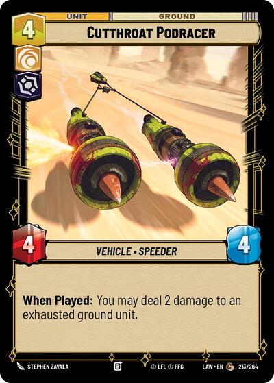 Cutthroat Podracer - 213/264 - Common - A Lawless Time