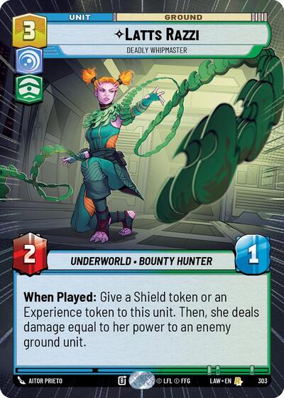Latts Razzi - Deadly Whipmaster - 303 - Rare (Hyperspace) - A Lawless Time