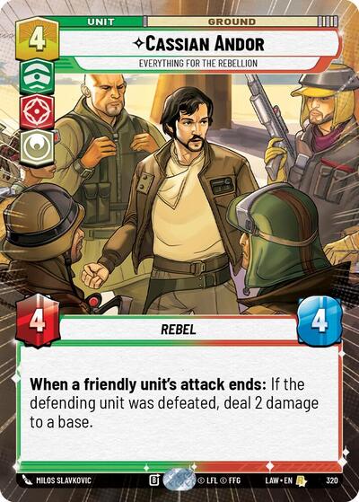 Cassian Andor - Everything for the Rebellion - 320 - Rare (Hyperspace) - A Lawless Time