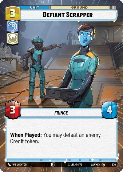 Defiant Scrapper - 370 - Common (Hyperspace) - A Lawless Time