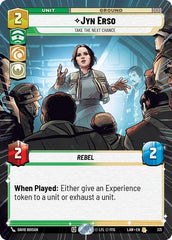 Jyn Erso - Take the Next Chance - 331 - Rare (Hyperspace) - A Lawless Time