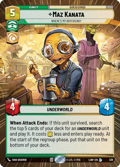 Maz Kanata - Where's My Boyfriend? - 338 - Legendary (Hyperspace) - A Lawless Time
