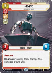 K-2S0 - Locking the Vault - 343 - Rare (Hyperspace) - A Lawless Time