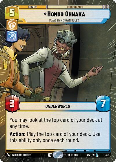 Hondo Ohnaka - Plays By His Own Rules - 358 - Legendary (Hyperspace) - A Lawless Time
