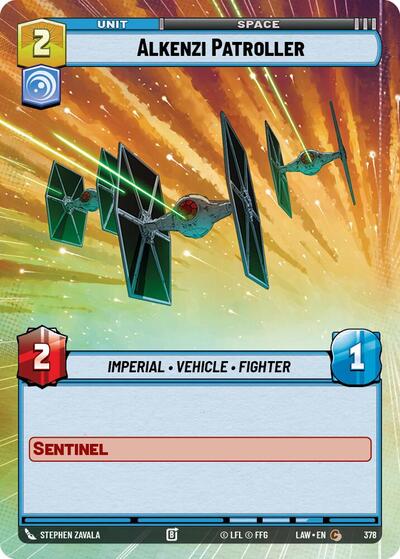 Alkenzi Patroller - 378 - Common (Hyperspace) - A Lawless Time