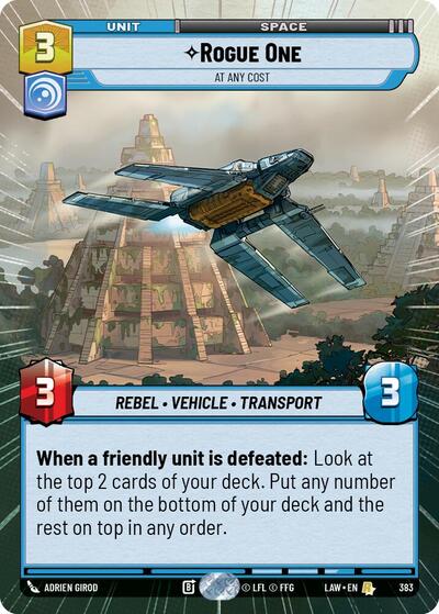 Rogue One - At Any Cost - 383 - Rare (Hyperspace) - A Lawless Time