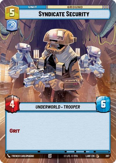 Syndicate Security - 387 - Common (Hyperspace) - A Lawless Time