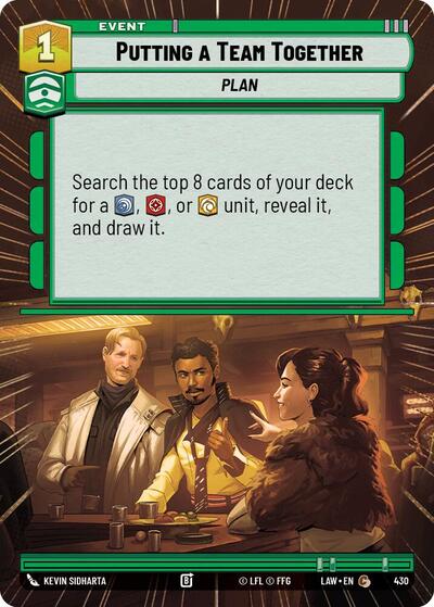 Putting a Team Together - 430 - Common (Hyperspace) - A Lawless Time