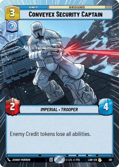 Conveyex Security Captain - 381 - Rare (Hyperspace) - A Lawless Time
