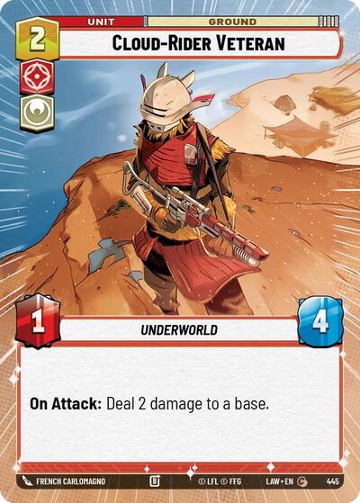 Cloud-Rider Veteran - 445 - Common (Hyperspace) - A Lawless Time