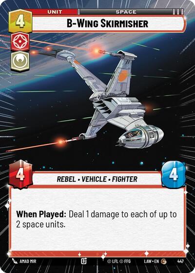 B-Wing Skirmisher - 447 - Common (Hyperspace) - A Lawless Time