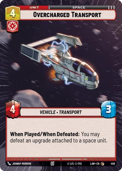 Overcharged Transport - 459 - Common (Hyperspace) - A Lawless Time