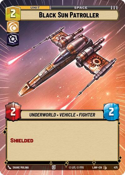 Black Sun Patroller - 475 - Common (Hyperspace) - A Lawless Time