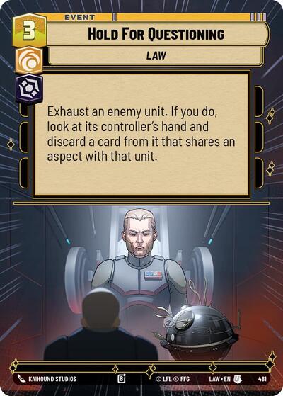 Hold for Questioning - 481 - Uncommon (Hyperspace) - A Lawless Time