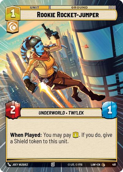 Rookie Rocket-jumper - 491 - Common (Hyperspace) - A Lawless Time