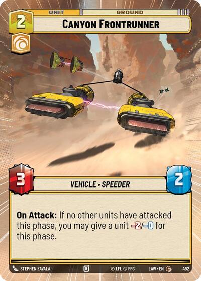 Canyon Frontrunner - 492 - Common (Hyperspace) - A Lawless Time