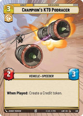 Champion's KT-9 Podracer - 496 - Common (Hyperspace) - A Lawless Time