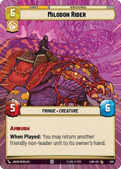 Milodon Rider - 504 - Common (Hyperspace) - A Lawless Time