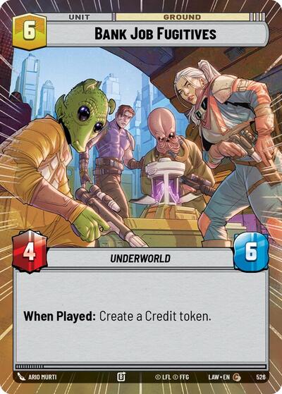 Bank Job Fugitives - 526 - Common (Hyperspace) - A Lawless Time