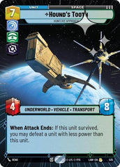 Hound's Tooth - Hunters' Approach - 535 - Rare (Hyperspace Foil) - A Lawless Time