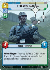 Taramyn Barcona - Eyes Front! - 542 - Uncommon (Hyperspace Foil) - A Lawless Time