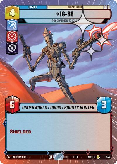 IG-88 - Programmed to Kill - 544 - Rare (Hyperspace Foil) - A Lawless Time
