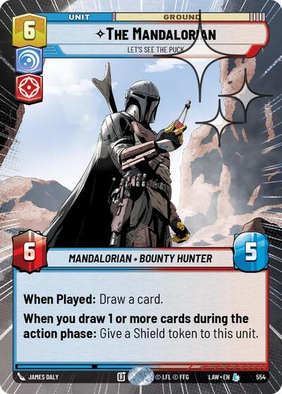 The Mandalorian - Let's See The Puck - 554 - Legendary (Hyperspace Foil) - A Lawless Time