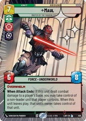 Maul - Master of the Shadow Collective - 556 - Legendary (Hyperspace Foil) - A Lawless Time