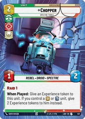 Chopper - Spectre Three - 557 - Uncommon (Hyperspace Foil) - A Lawless Time