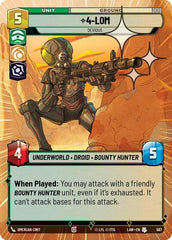 4-LOM - Devious - 567 - Uncommon (Hyperspace Foil) - A Lawless Time