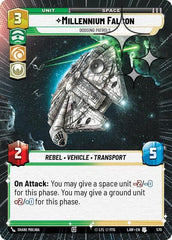 Millennium Falcon - Dodgin Patrols - 570 - Uncommon (Hyperspace Foil) - A Lawless Time
