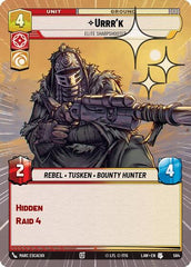 Urrr'k - Elite Sharpshooter - 584 - Uncommon (Hyperspace Foil) - A Lawless Time