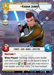 Kanan Jarrus - Spectre One - 591 - Uncommon (Hyperspace Foil) - A Lawless Time