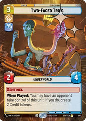 Two-Faced Troig - 594 - Rare (Hyperspace Foil) - A Lawless Time