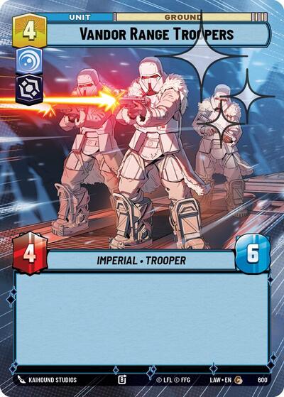 Vandor Range Troopers - 600 - Common (Hyperspace Foil) - A Lawless Time