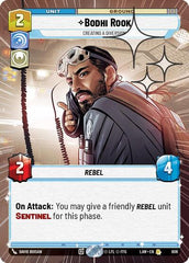 Bodhi Rook - Creating a Diversion - 606 - Rare (Hyperspace Foil) - A Lawless Time