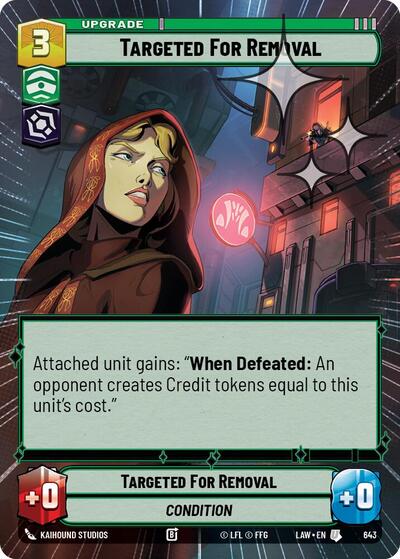 Targeted for Removal - 643 - Uncommon (Hyperspace Foil) - A Lawless Time