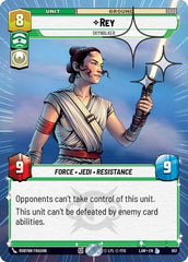Rey - Skywalker - 651 - Legendary (Hyperspace Foil) - A Lawless Time