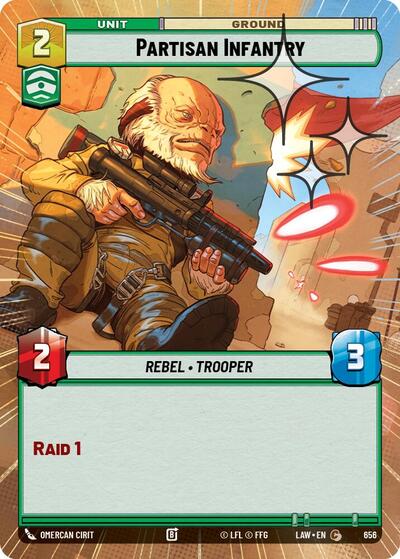 Partisan Infantry - 656 - Common (Hyperspace Foil) - A Lawless Time
