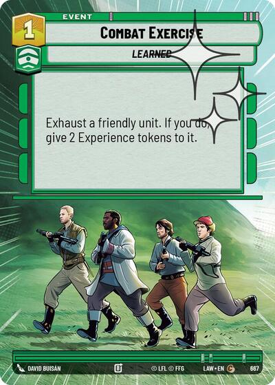Combat Exercise - 667 - Common (Hyperspace Foil) - A Lawless Time