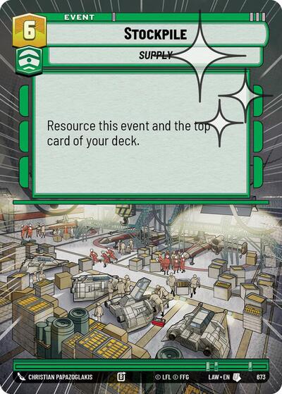 Stockpile - 673 - Uncommon (Hyperspace Foil) - A Lawless Time