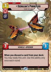 Sebulba's Podracer - Taking the Lead - 678 - Rare (Hyperspace Foil) - A Lawless Time