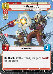 Weazel - Fighting Back - 684 - Uncommon (Hyperspace Foil) - A Lawless Time